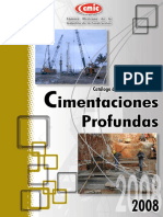 Catálogo Cimentaciones profundas CMIC 2008