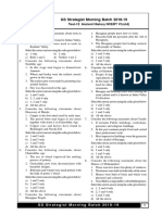 GS Strategist Morning Batch 2018-19: Test-12 Ancient History NCERT VI (Old)