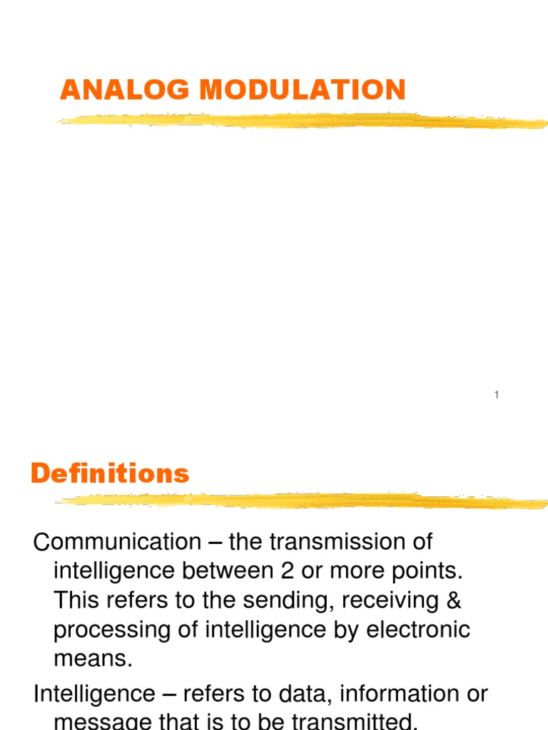 Understanding R3E Modulation Techniques | PDF | Detector (Radio ...