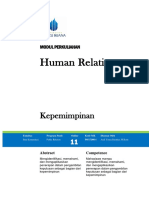 Human Relations - Modul 11