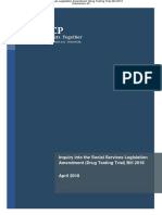 Social Services Legislation Amendment (Drug Testing Trial) Bill 2018 (Australian Parliament)