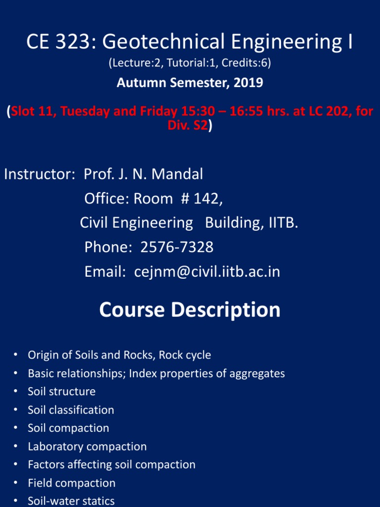Geotech I Content 1 | PDF | Geotechnical Engineering | Soil Mechanics