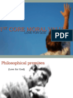 1 Core Moral Value: Love For God