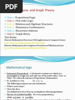 Discrete Structures and Graph Theory: Unit-1