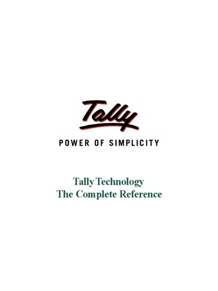 Tally Technology: A Comprehensive Guide | PDF | Variable (Computer ...