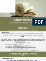Literary Devices: Literary Elements & Literary Techniques