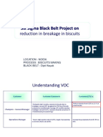 Six Sigma Black Belt Project On: Reduction in Breakage in Biscuits
