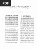 Powerworl - A Softwar Approach To Rans I Sion Line Faul Analysis