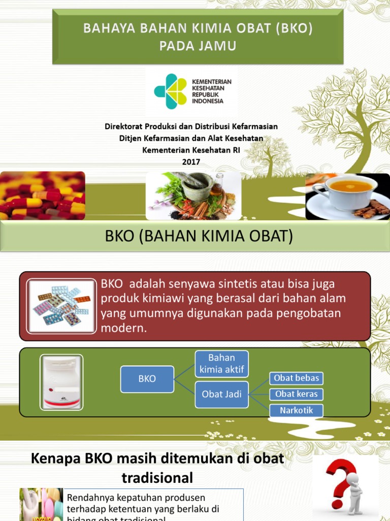 Bahaya BKO dalam Obat Tradisional | PDF