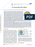 Innovative Strategies For Electrocatalytic Water Splitting: Bo You and Yujie Sun