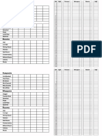 Clue Do cheat sheet