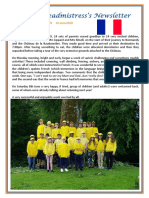 Newsletter No 78 - 14th June 2019