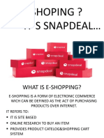 E-Shoping ? It'S Snapdeal