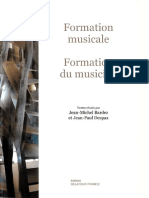 La Formation Musicale - Formation Du Musicien (Ed. Delatour)
