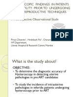 Hysteroscopic Findings in Patients of Infertility Prior To Art - Priya Chee