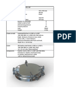 Technical File P21-147 Reference Dimensions 411 X 455 MM 60 MM 8 MM 155 MM 477 MM 4 2 3 0,1 Glued 17 KG Frame or Neck
