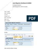 Legacy System Migration Workbench (LSMW)