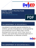 Module 1. Session 1. Roles and Responsibilities of DepEd Child Protection Specialists