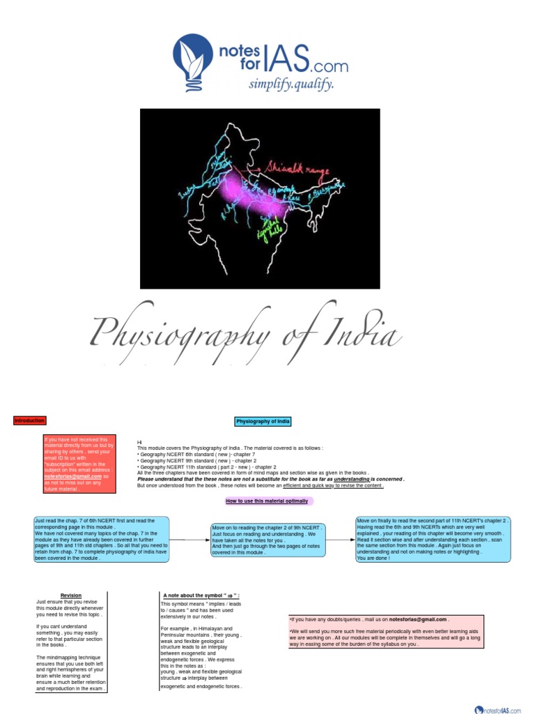 Physiography of In"a | PDF | Himalayas | River