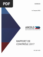 Le Rapport de L'ancols Dézingue La Gestion de La Sodegis Sous L'ère Bachil Valy