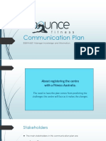 Communication Plan: BSBINM601 Manage Knowledge and Information