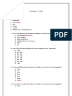 Autofit Quant Questionnaire - Retailer - 20181009 v3 SJAIN