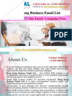 Hong Kong Business Email List