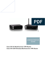 Administration Guide: Cisco RV130 Multifunction VPN Router Cisco RV130W Wireless Multifunction VPN Router