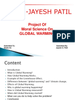 Global Warming Project PPT Presentation