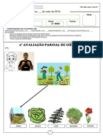 2° Parcial - Ciências Adaptada