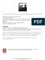 Durkheim Freidson Division of Labor As Social Interaction PDF