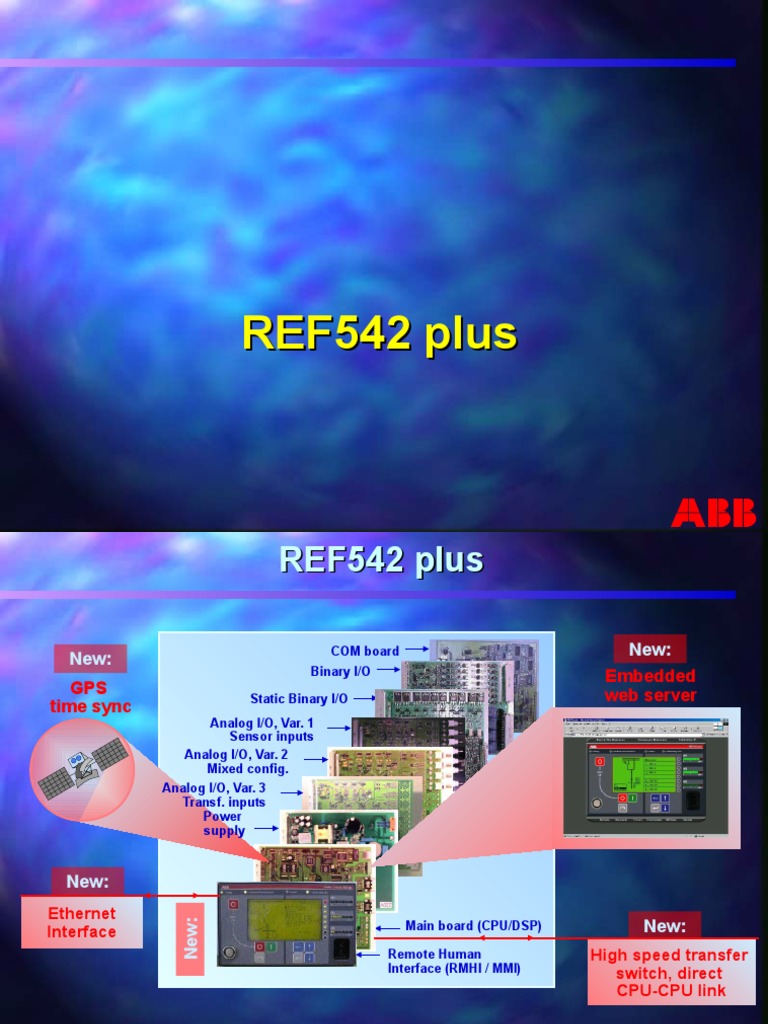 REF542 Plus: Web-Based Substation Controller | PDF | Input/Output ...