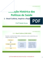 Evolução das Políticas de Saúde no Brasil