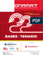 Bases y Temario - Conamat 22 Uch 2019