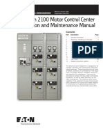 IM04302004E - Freedom 2100 Motor Control Center Installation and Maintenance Manual