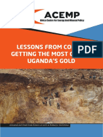 Lessons From Congo Getting The Most Out of Uganda's Gold