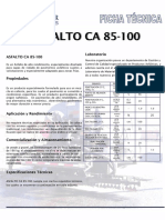 Cemento Asfáltico 85-100