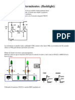 Led intermitente