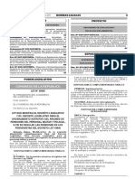 Ley Que Modifica El Decreto Legislativo n 1133 Decreto Leg Ley n 30683 1588581 1