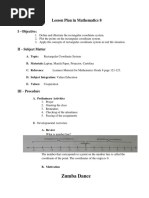 Grade 8 Cartesian Plane Lesson Plan | PDF | Cartesian Coordinate System ...