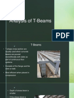 Analysis of T-Beams