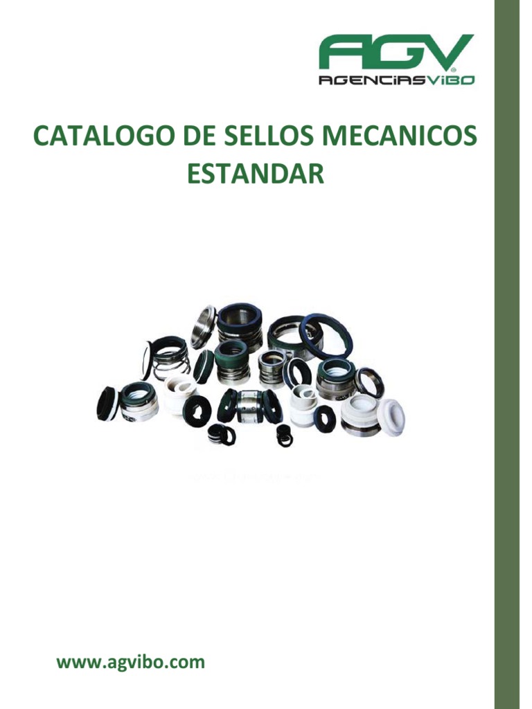 Catalogo de Sellos Mecanicos AGV | PDF