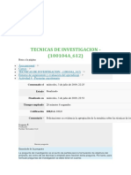 Quiz Tecnicas de Investigacion