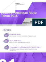 03 Evaluasi Pemetaan Mutu 2018