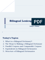 Bilingual Lexicography: Deny A. Kwary