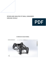 Design and Analysis of Small Unmanned Ground Vehicle