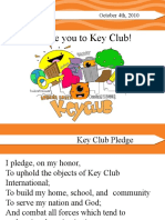 We Welcome You To Key Club!: October 4th, 2010
