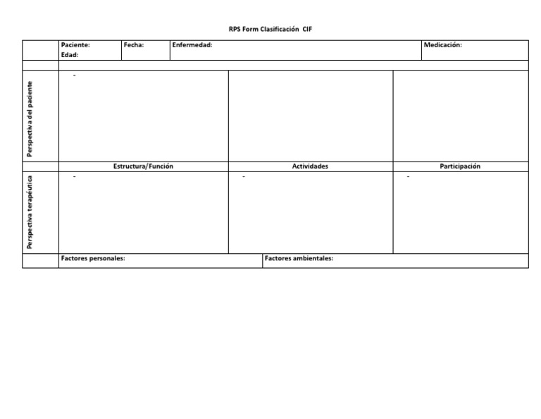 RPS Form Blanco | PDF