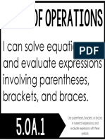 Operations and Algebraic Thinking