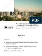 Washington'S Measles Outbreaks and Response: Secretary John Wiesman, DRPH, MPH